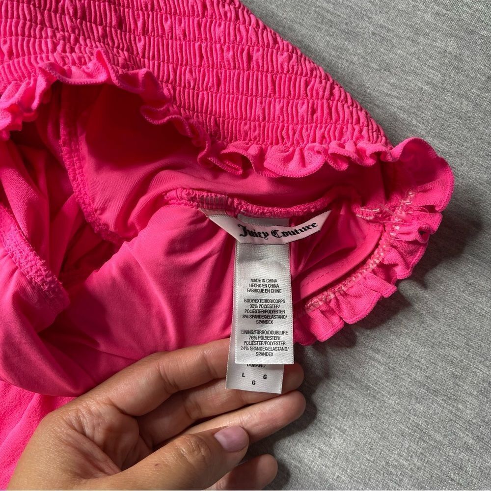 Juicy Couture Girl's Vintage Hot Pink Cover-Up Dress - Picture 4 of 9
